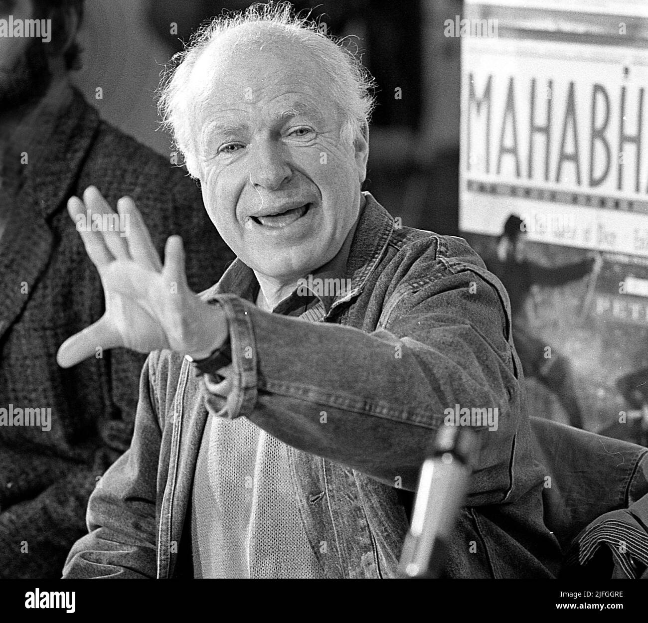 Peter Brook. World famous theatre and film director. Mahabharat on stage and Lord of the Flies on screen. ALAN WYLIE/ALAMY© Stock Photo