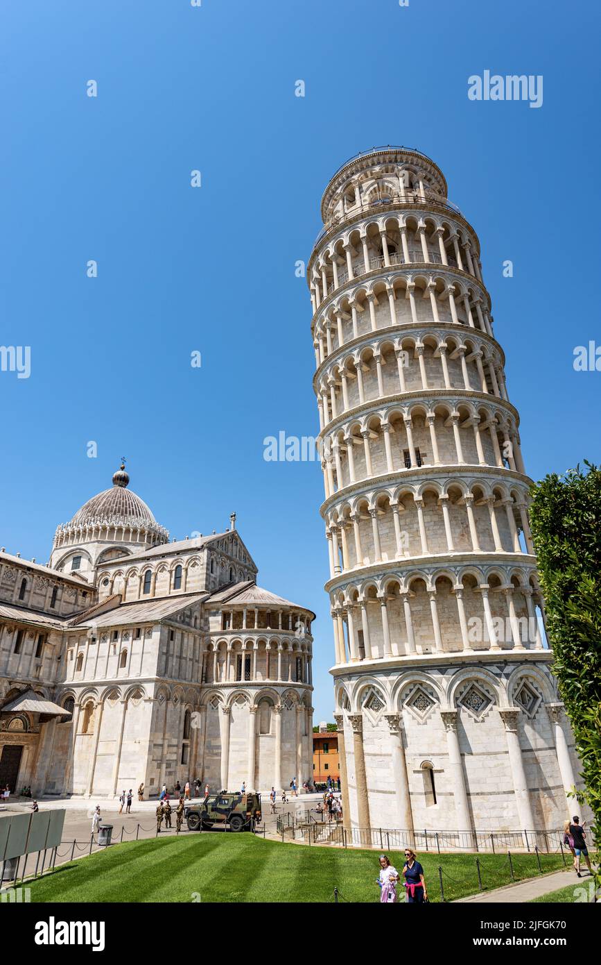 The Leaning Tower of Pisa and the Cathedral (Duomo di Santa Maria
