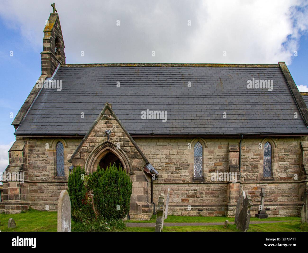 St Mary's church Stanton Staffordshire Stock Photo