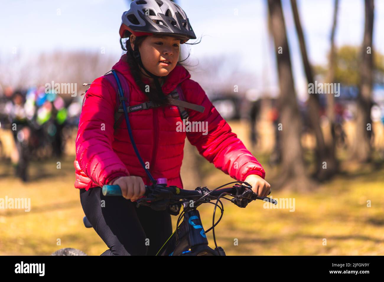 Bicycle riders gather to enjoy their love of bikes with their kids ...