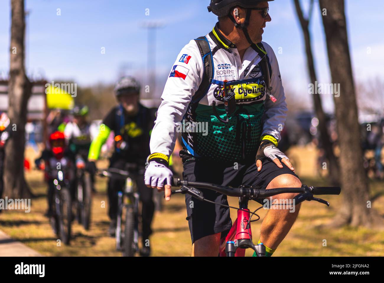 Bicycle riders gather to enjoy their love of bikes with their kids ...