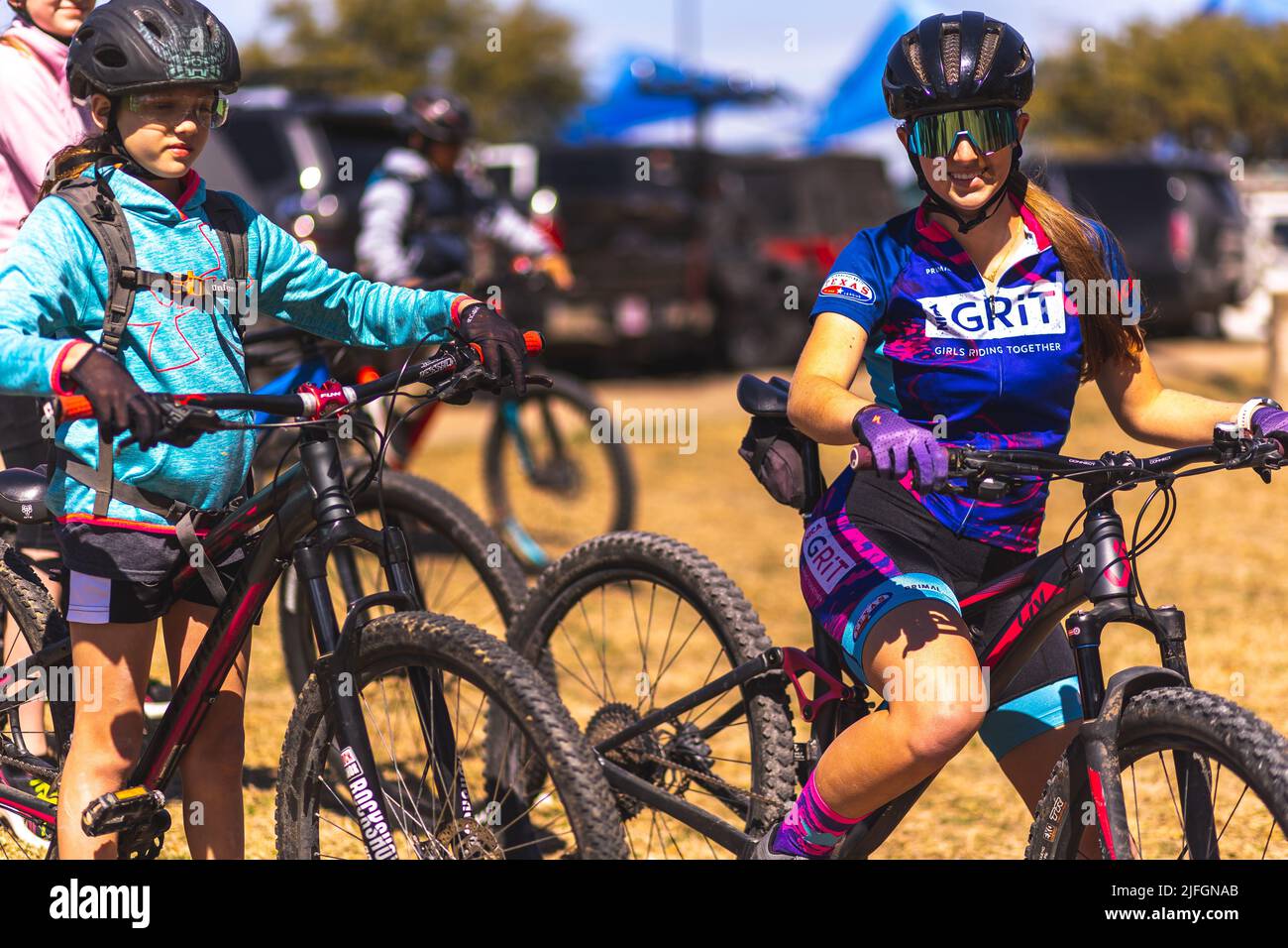 Bicycle riders gather to enjoy their love of bikes with their kids ...