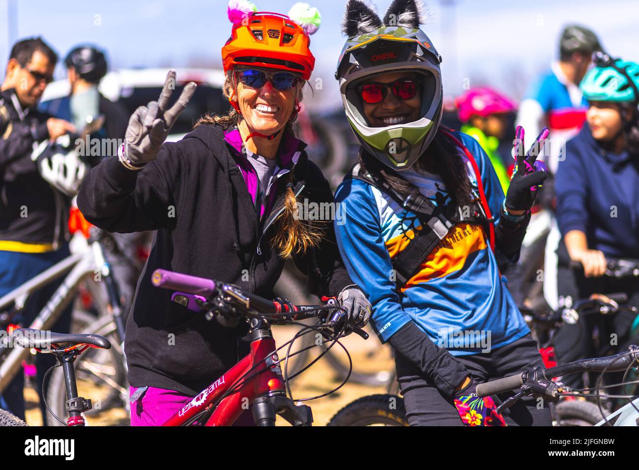 topless bicycle riders