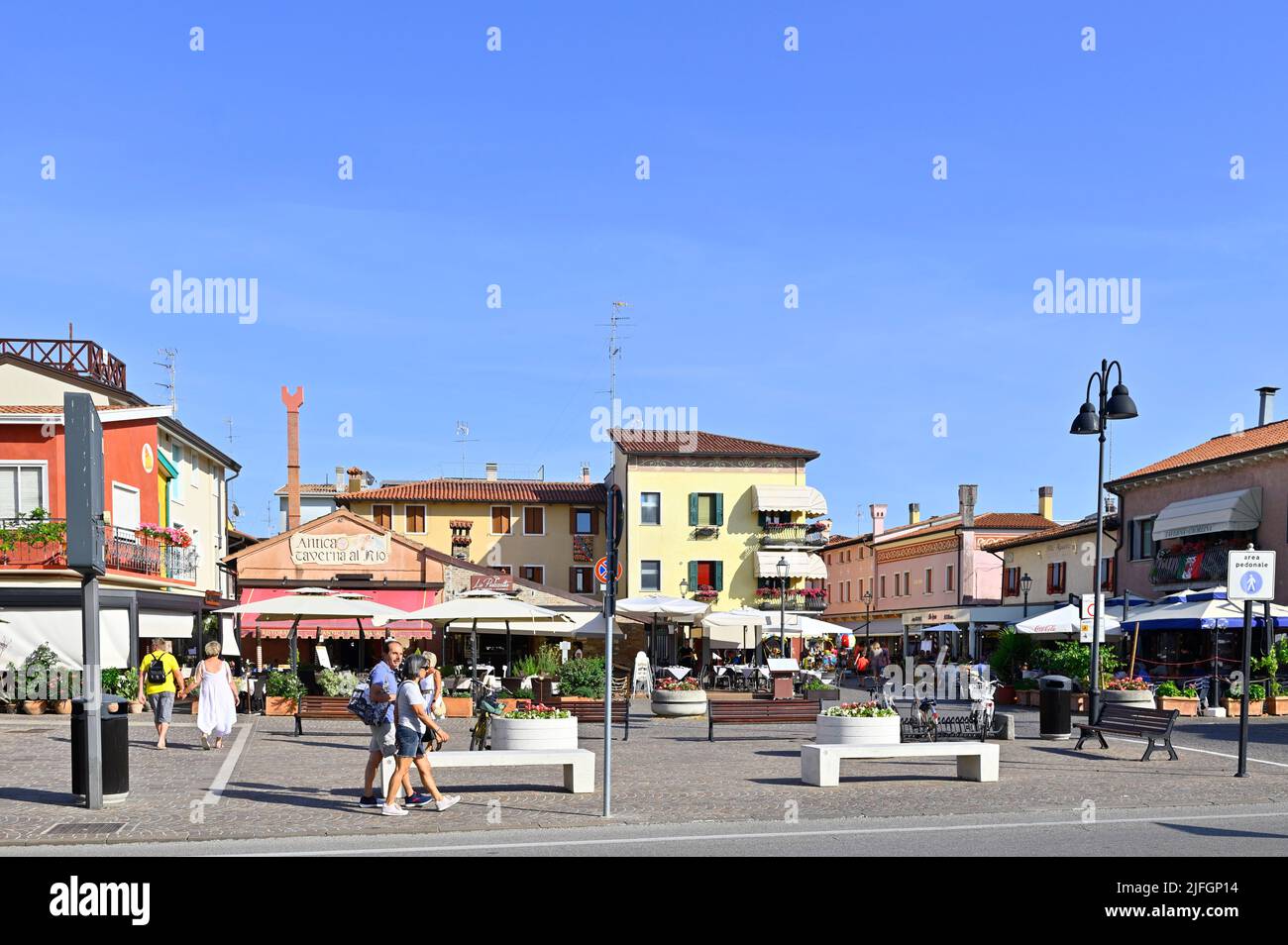 Caorle, Italy. The old town of Caorle Stock Photo - Alamy