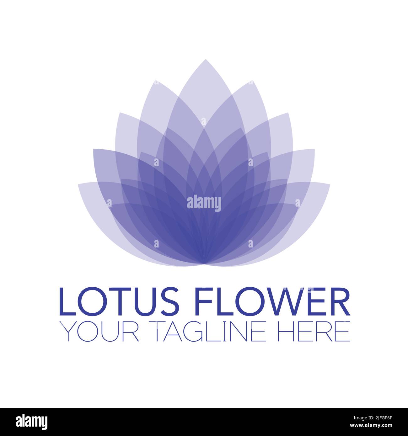 Lotus flower logo Stock Vector Image & Art Alamy
