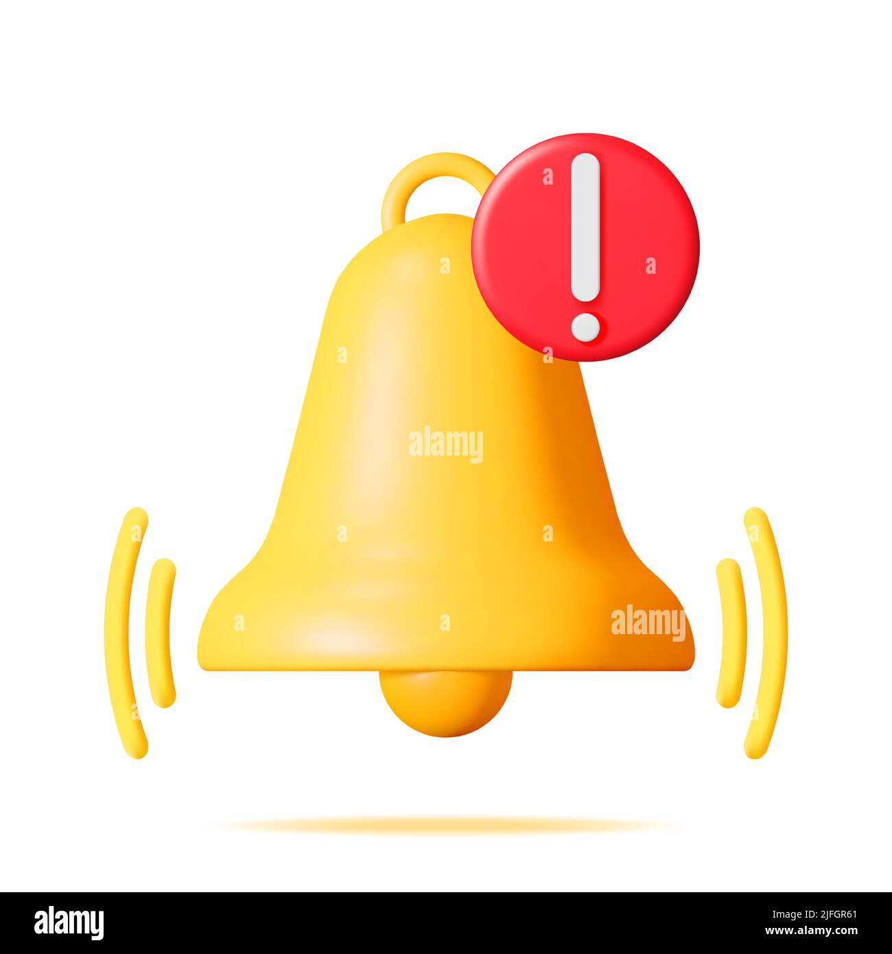 3d cartoon new notification Stock Vector Images - Alamy