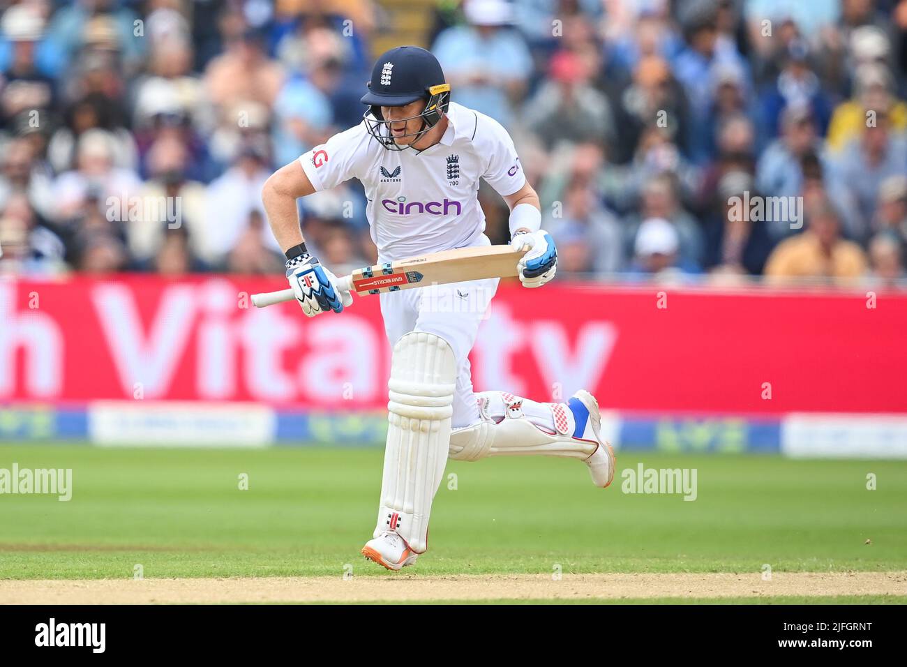 Sam Billings of England pushes for a single Stock Photo Alamy