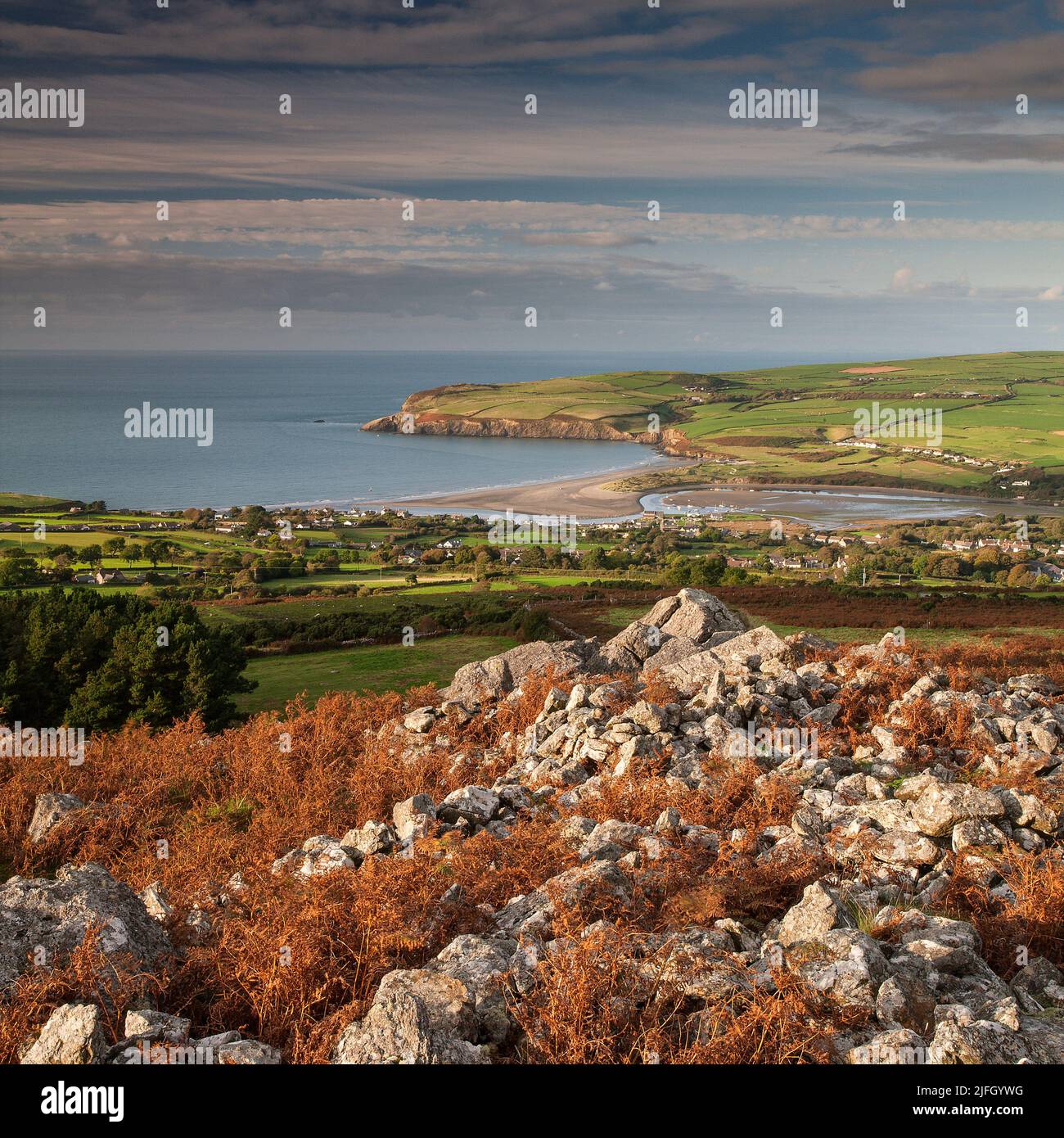The Nevern Estuary, Pembrokeshire, Wales, UK Stock Photo