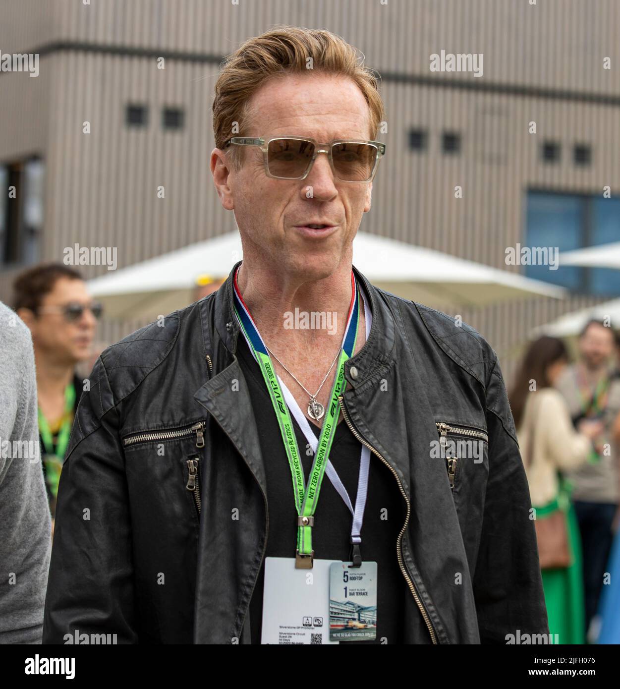 Silverstone, UK. 3rd July 2022, Silverstone Circuit, Silverstone, Northamptonshire, England: British F1 Grand Prix, Race day: Hollywood actor Damien Lewis was a guest at the Grand Prix Credit: Action Plus Sports Images/Alamy Live News Stock Photo