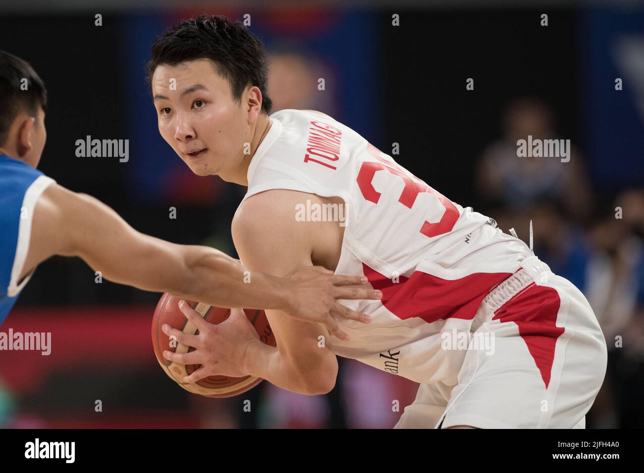 Keisei Tominaga of Japan Basketball team seen in action during the FIBA
