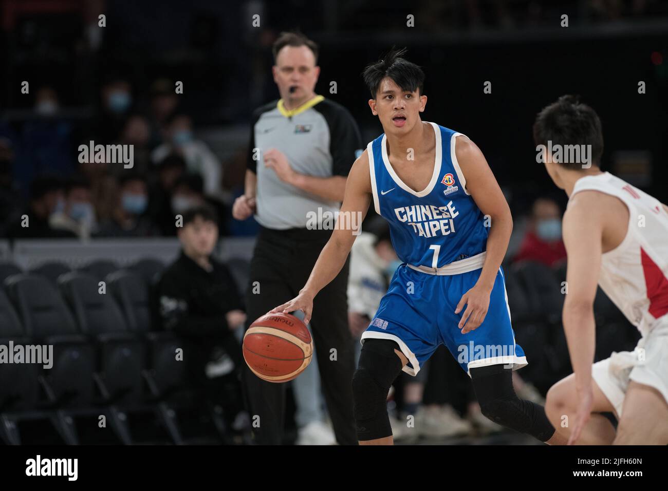 AiChe Yu of Chinese Taipei Basketball team seen in action during the