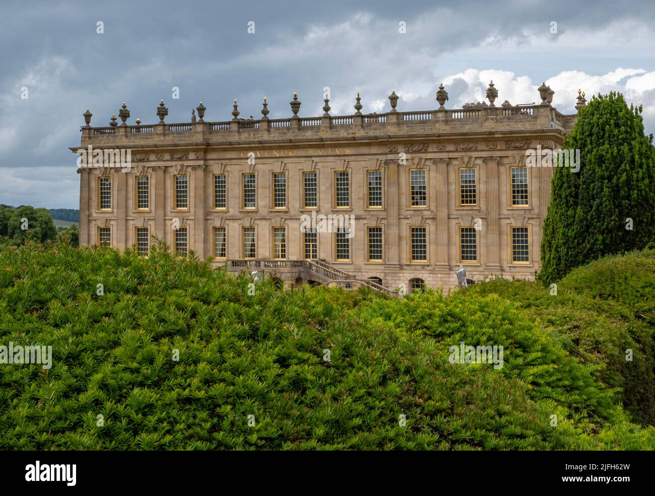 Chatsworth House, Derbyshire England. Seat of the Duke and Duchess of