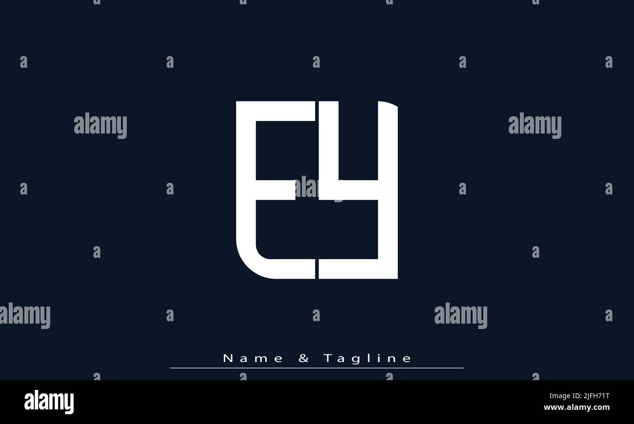 Alphabet letters Initials Monogram logo EY , YE Stock Vector Image ...