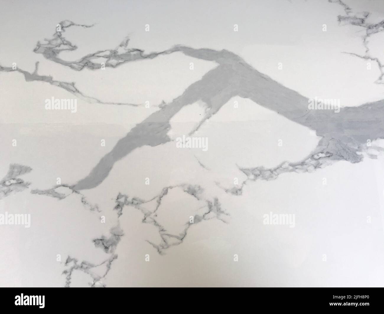 White marble patterned texture background. Stock Photo