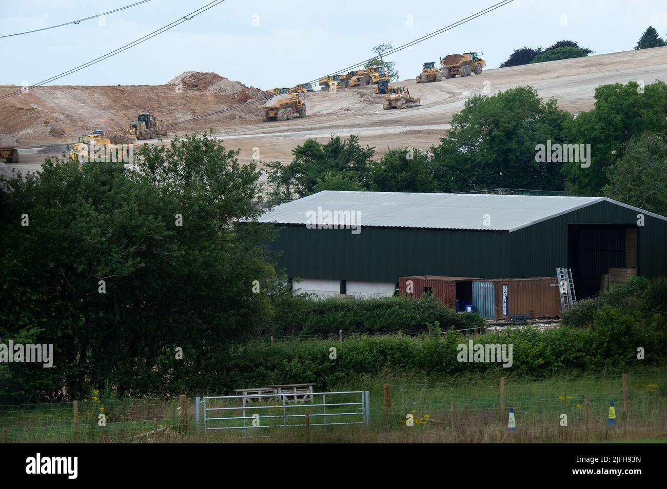 Wendover, Buckinghamshire, UK. 1st July, 2022. What were once rolling