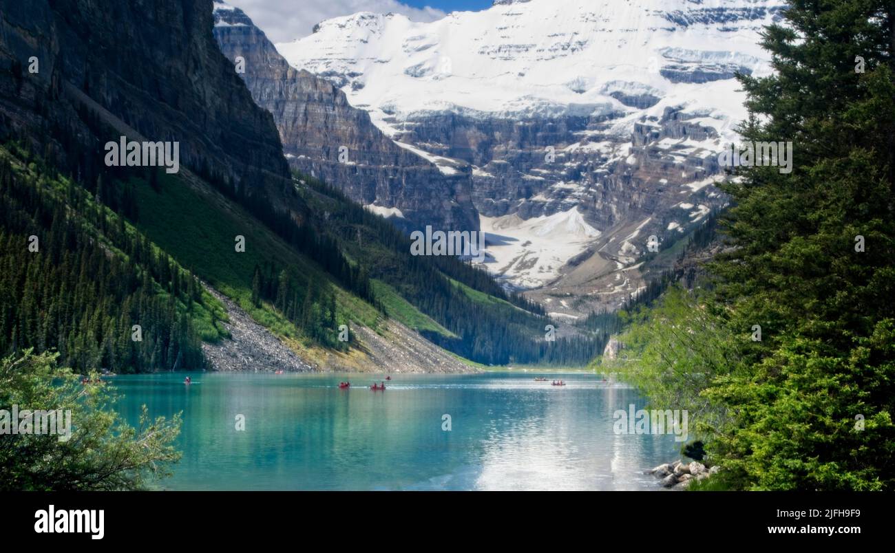 Lake Louise Banff National Park Alberta Stock Photo - Alamy