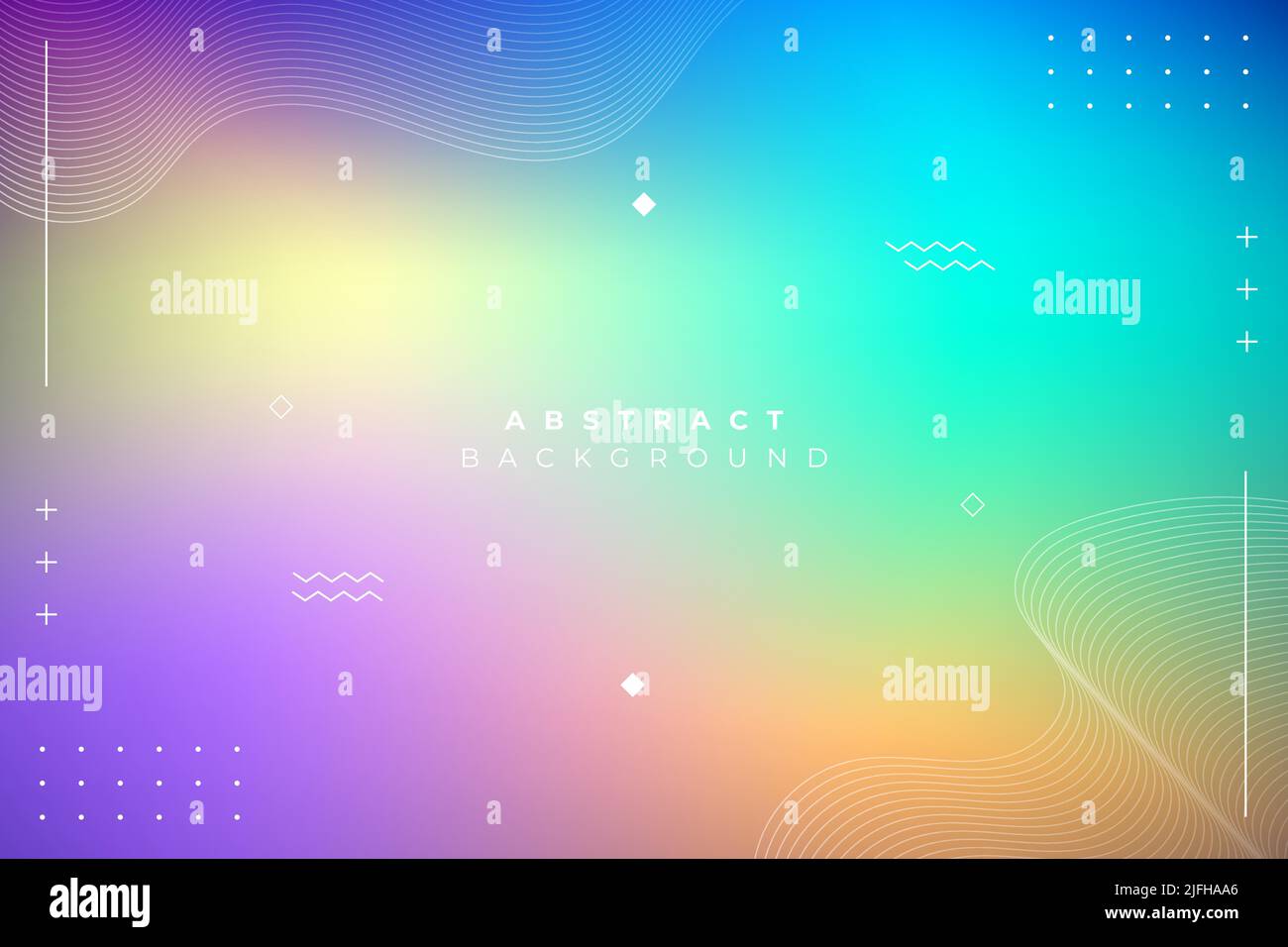Colorful holographic abstract background. Eps 10 vector Stock Vector