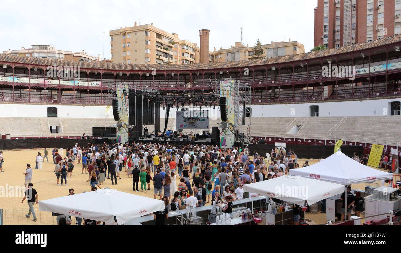 July 2, 2022, Malaga, Spain. Anni B Sweet at Brisa Festival. 40th anniversary of Danza Invisible. Stock Photo