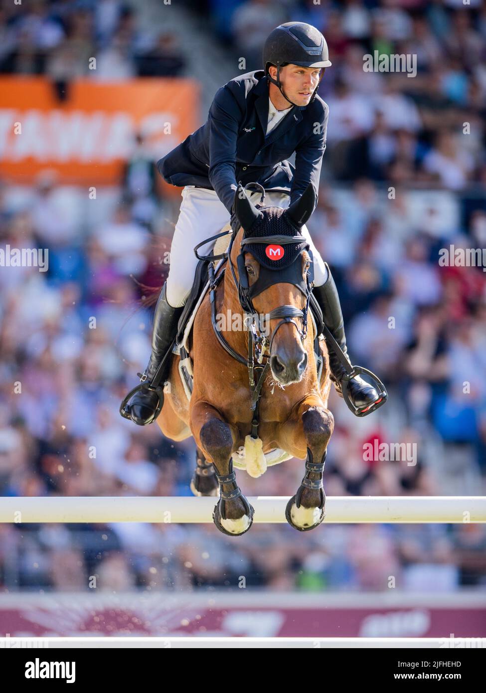 Euro Equestrian Rider Aachen, Germany. 03rd July, 2022. Equestrian sport, show jumping: CHIO ...