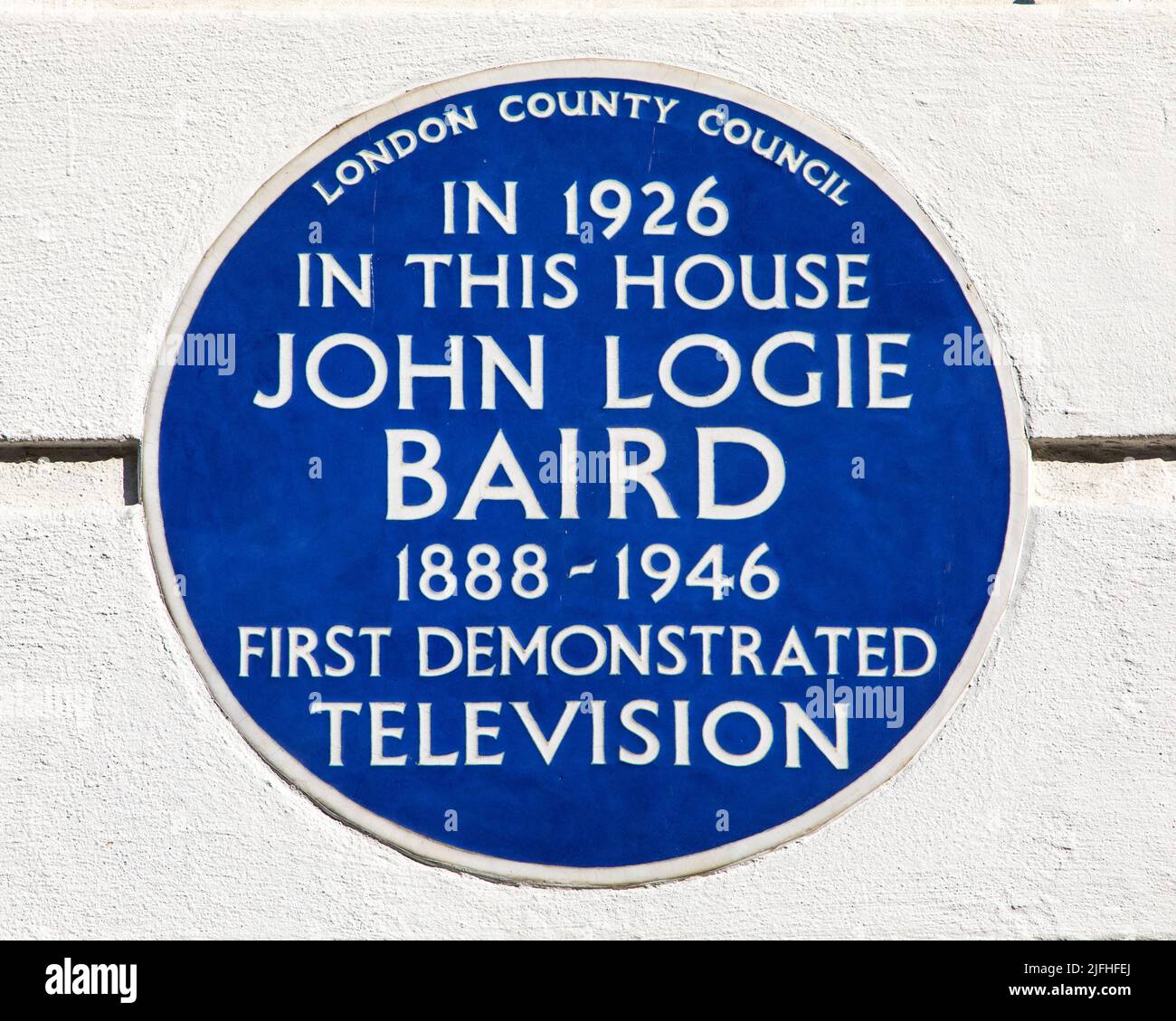 London, UK March 8th 2022 A blue plaque located on Frith Street in