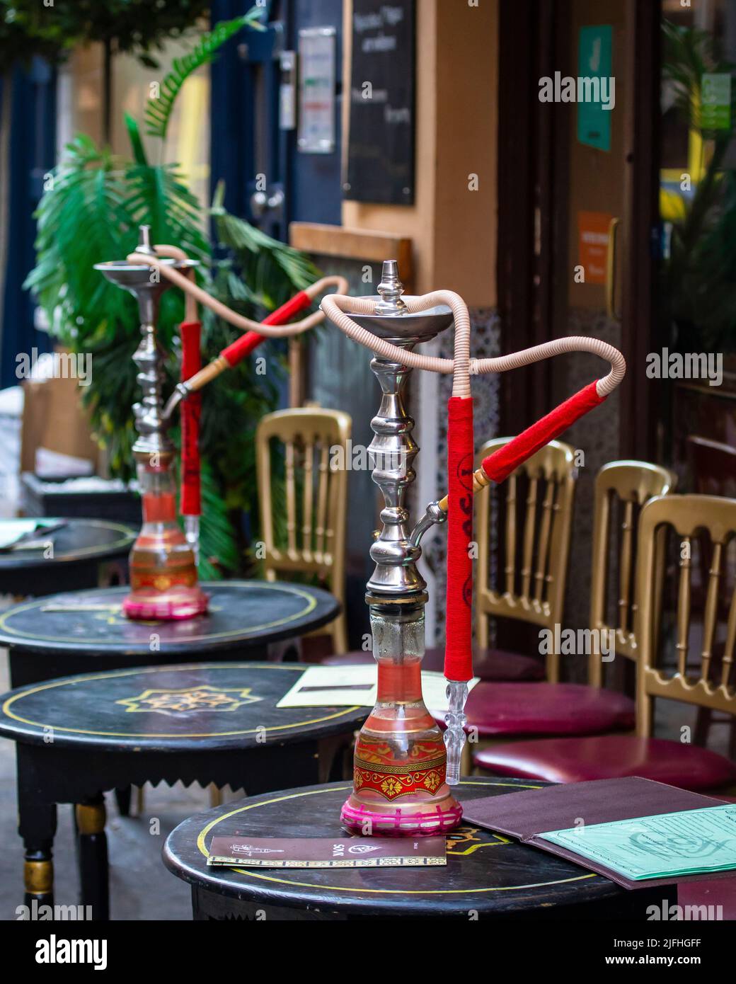 London, UK - March 8th 2022: Sisha bar in central London, UK Stock ...