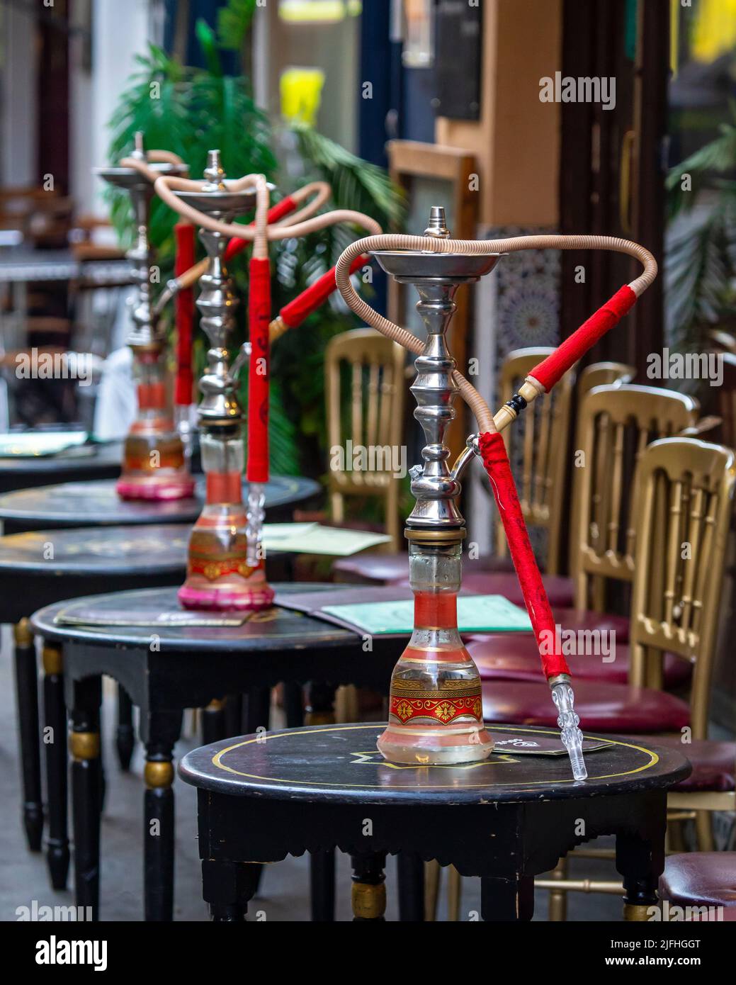 London, UK - March 8th 2022: Sisha bar in central London, UK Stock ...