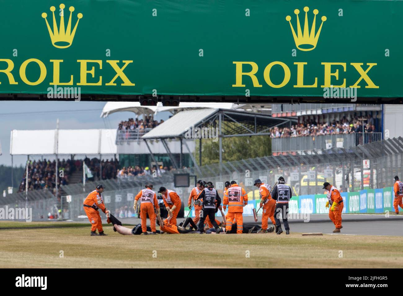 British grand prix 2022 protestors hires stock photography and images