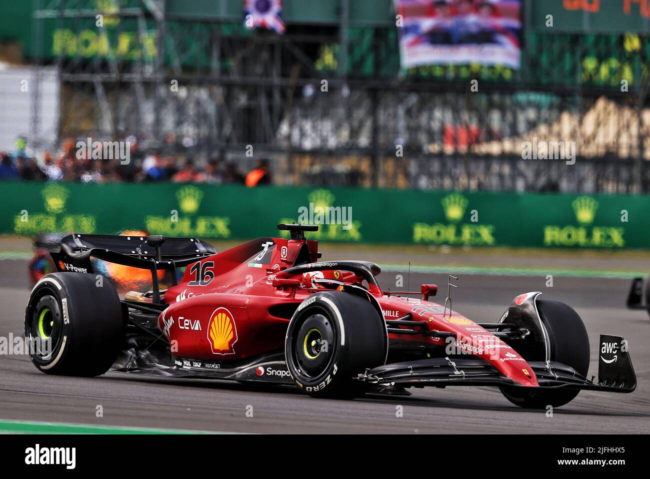 Silverstone, UK. 03rd July, 2022. Charles Leclerc (MON) Ferrari F1-75. British Grand Prix, Sunday 3rd July 2022