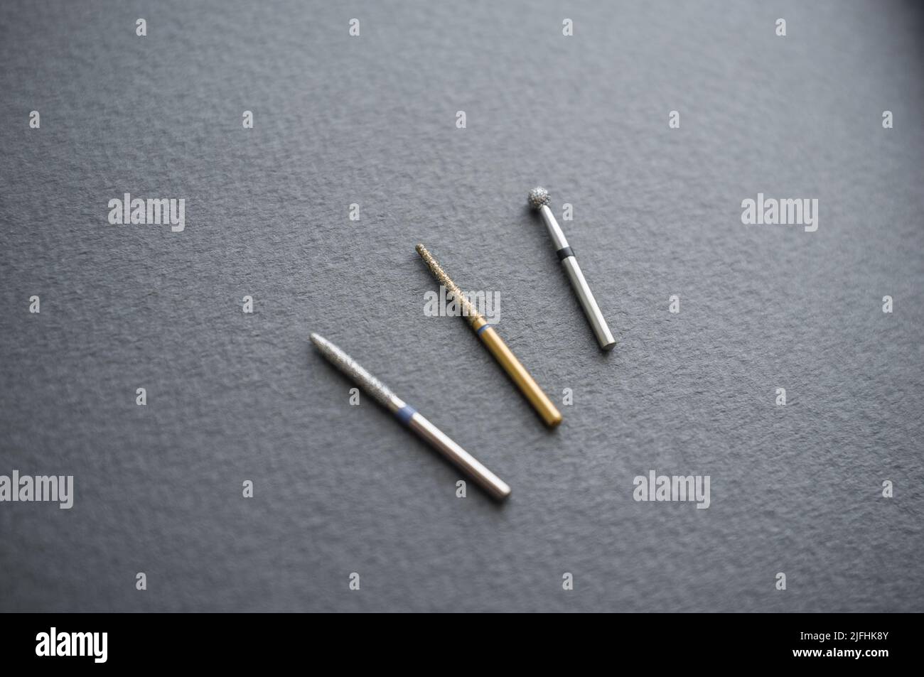 Different dental bur tools closeup Stock Photo Alamy