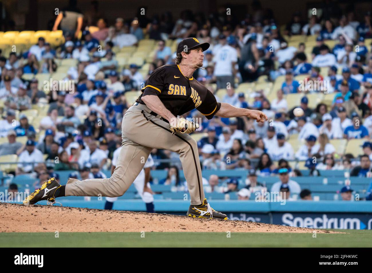 Atlanta Braves relief pitcher Kenley Jansen (74) during a MLB game against  the Los Angeles Dodgers, Tuesday, April 19, 2022, at Dodger Stadium, in Los  Stock Photo - Alamy