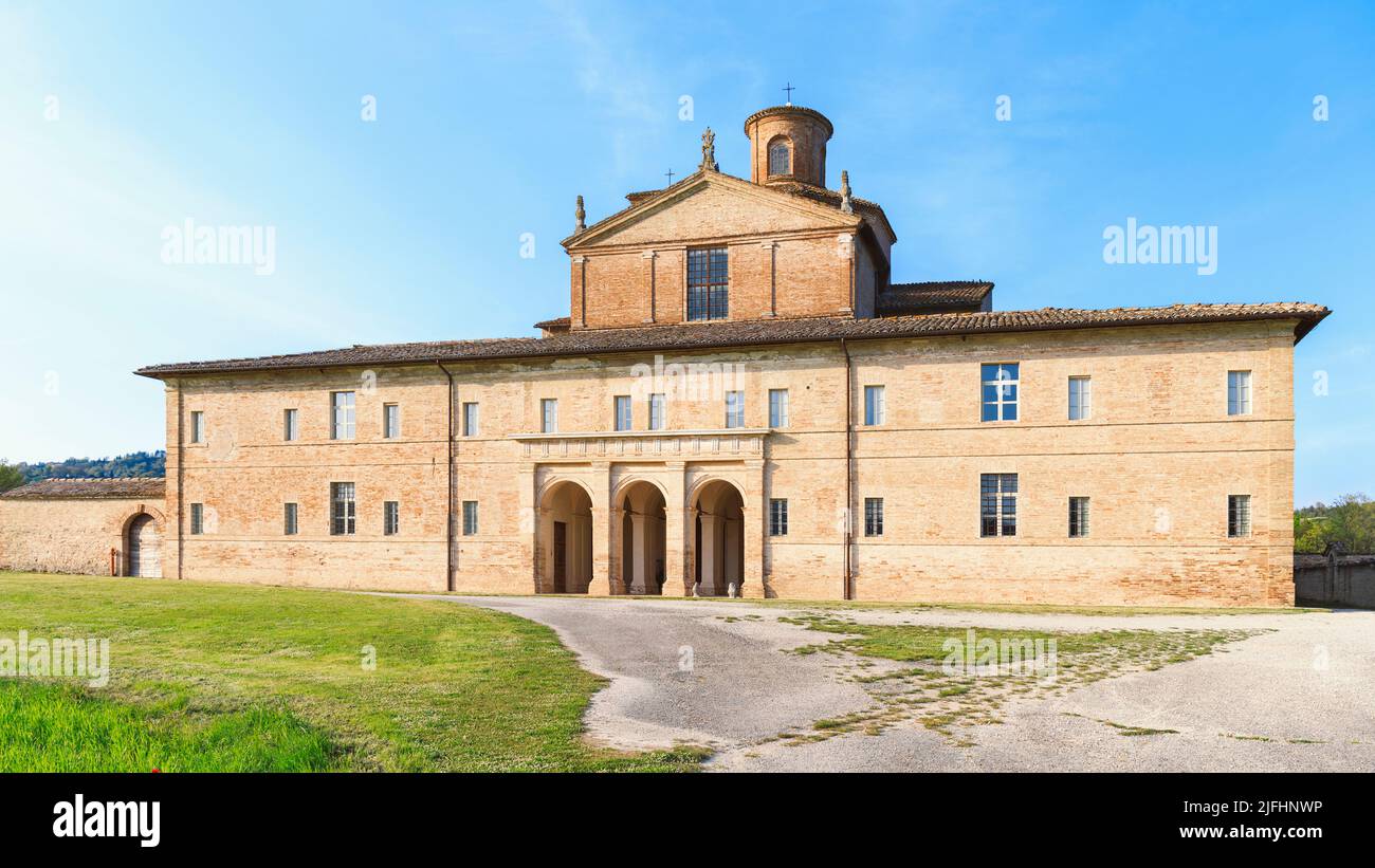 Ducale Insubria Barco Ducale Urbania, Italy - April 30, 2022: Summer residence of the ...