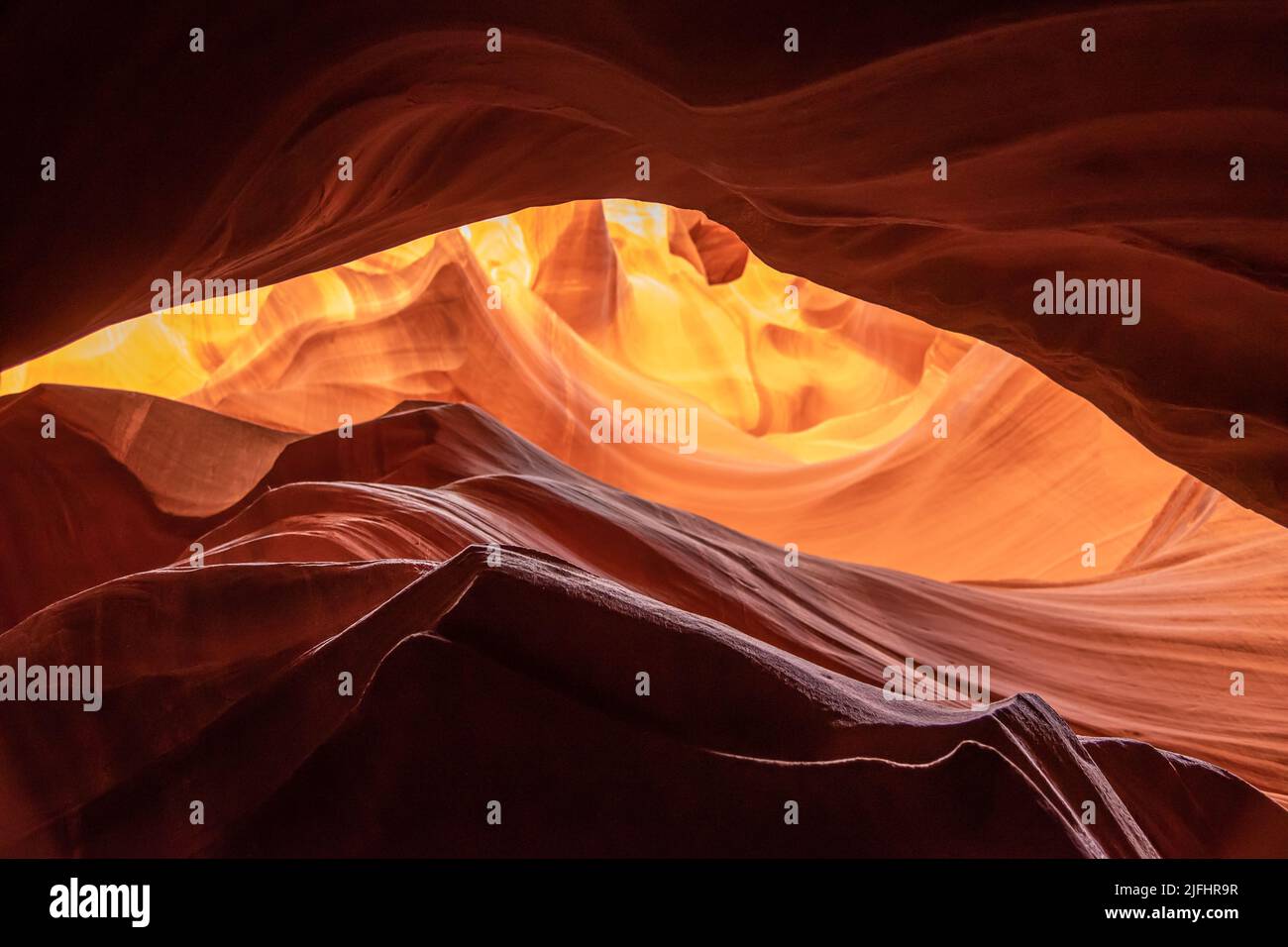 Light rays through antelope canyon hi-res stock photography and images ...