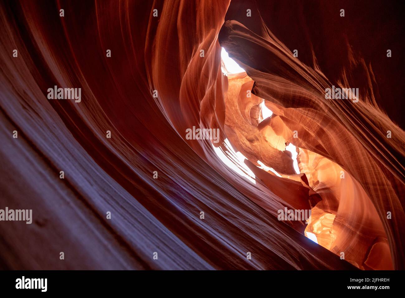 Light rays through antelope canyon hi-res stock photography and images ...