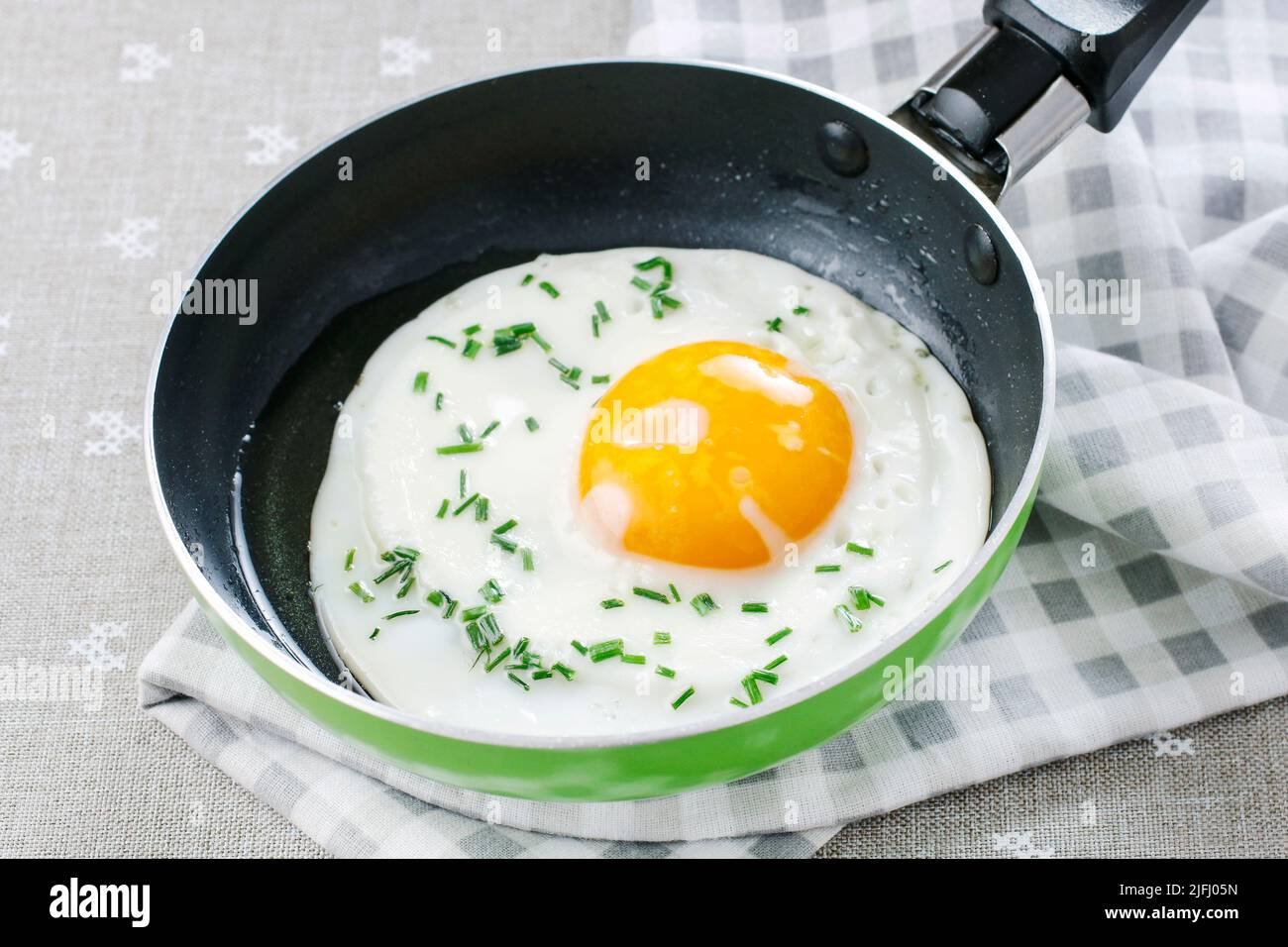 Fried egg dish. Breakfast dish Stock Photo - Alamy