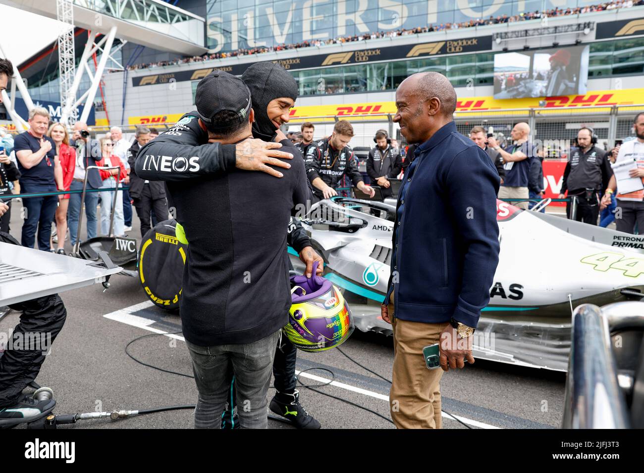 Silverstone uk 3rd july 2022 44 lewis hamilton gbr mercedes amg