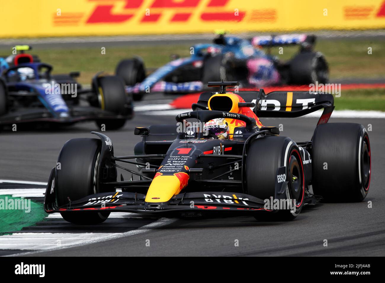 Silverstone, UK. 03rd July, 2022. Max Verstappen (NLD) Red Bull Racing RB18. British Grand Prix, Sunday 3rd July 2022