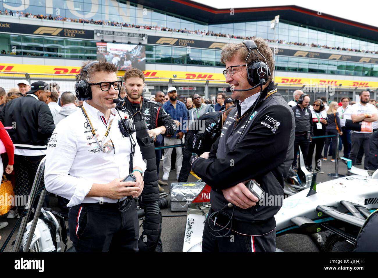 Silverstone, UK. 3rd July, 2022. Peter Bonnington (GBR, Mercedes-AMG Petronas F1 Team), F1 Grand Prix of Great Britain at Silverstone Circuit on July 3, 2022 in Silverstone, United Kingdom. (Photo by HIGH TWO) Credit: dpa/Alamy Live News Stock Photo