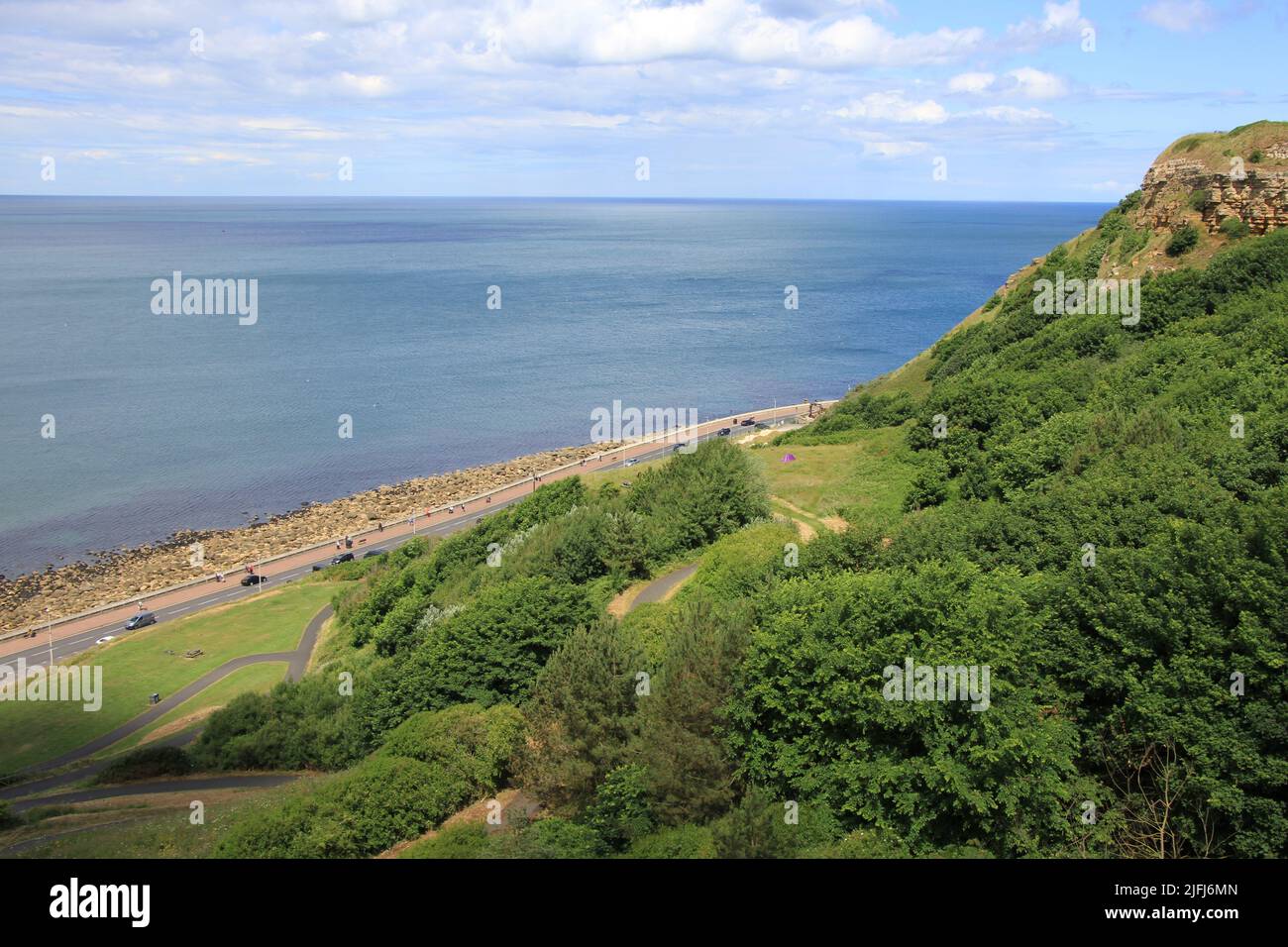Sea view at Scarborough, North Yorkshire Stock Photo Alamy