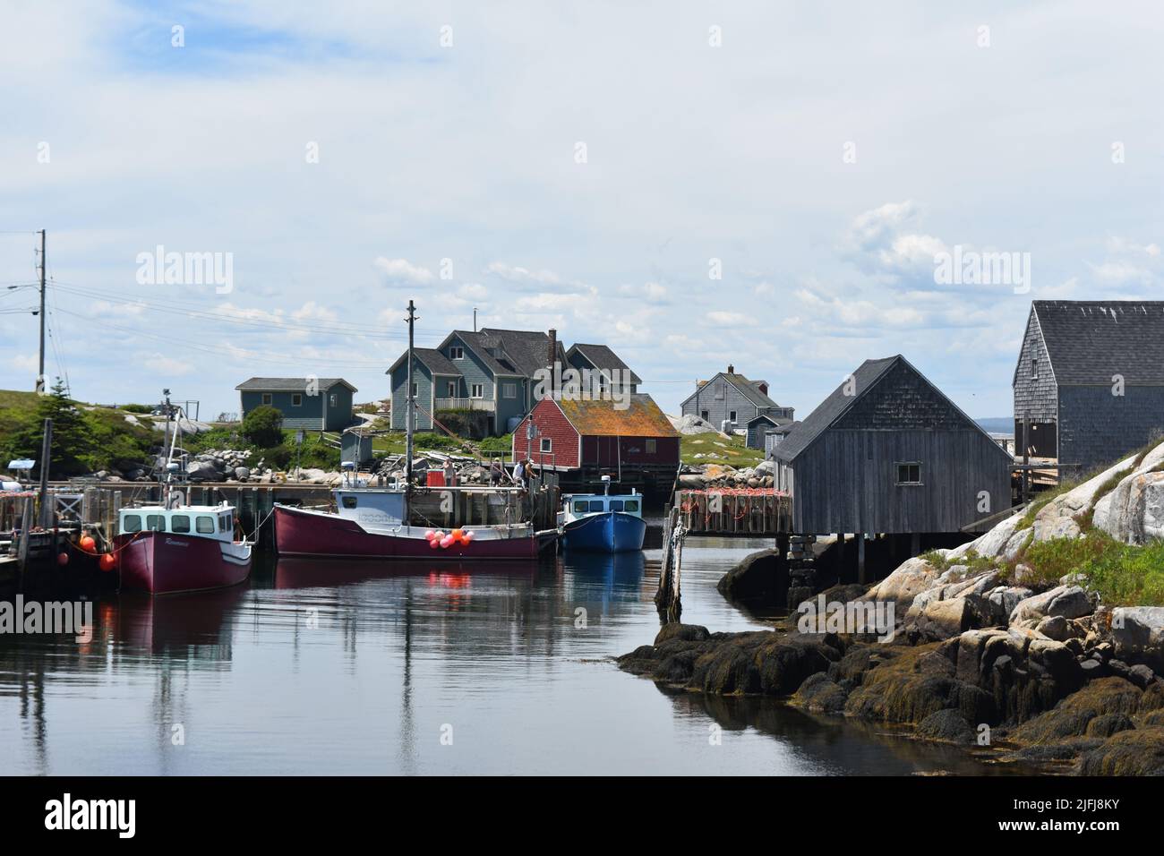 Harbour, Peggy's Cove, Canada Stock Photo Alamy
