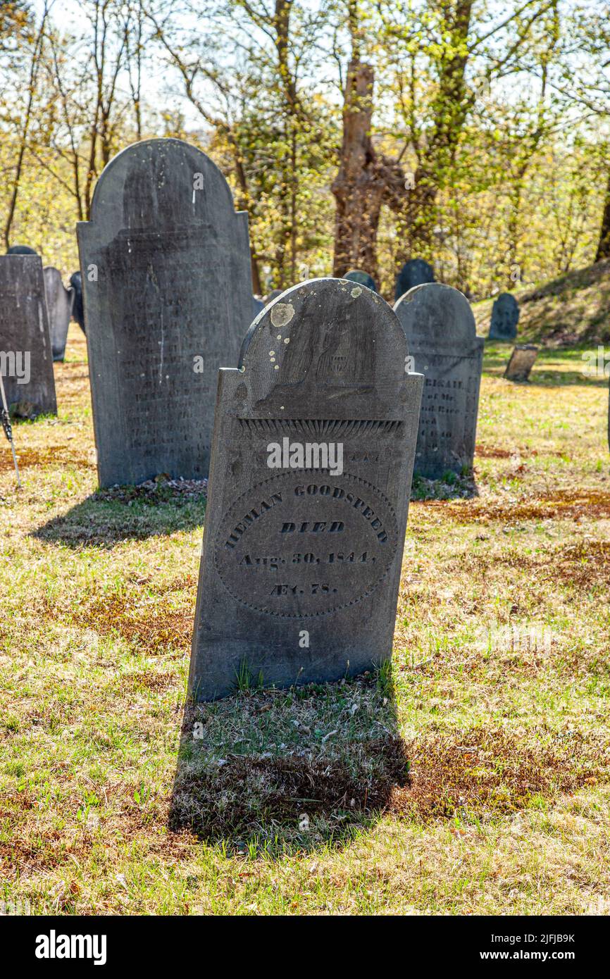 The Parish Cemetery in rural Hubbardston, Massachusetts Stock Photo Alamy