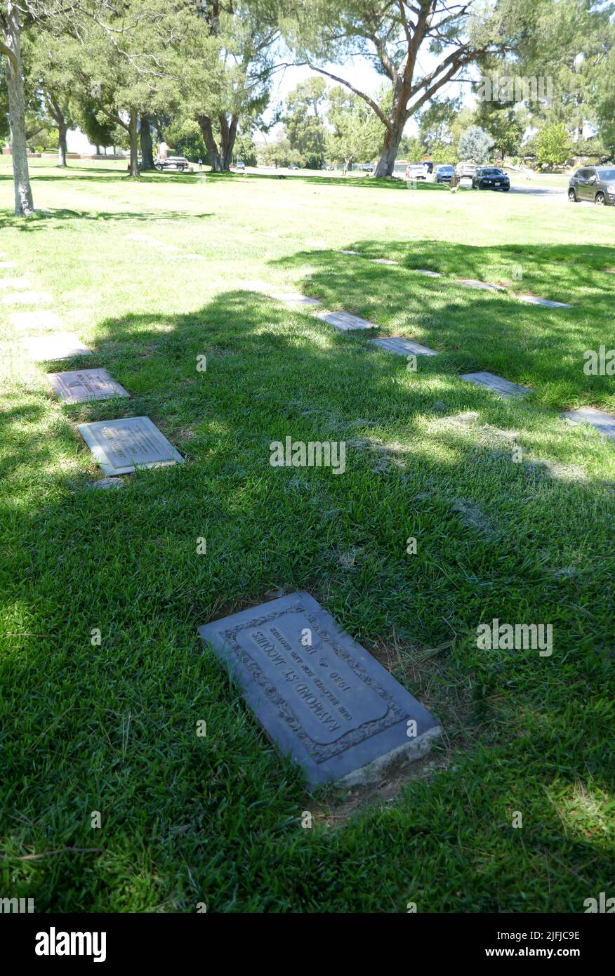 Los Angeles, California, USA 19th June 2022 Actor Raymond St. Jacques Grave in Eternal Love Section at Forest Lawn Memorial Park Hollywood Hills on June 19, 2022 in Los Angeles, California, USA. Photo by Barry King/Alamy Stock Photo Stock Photo