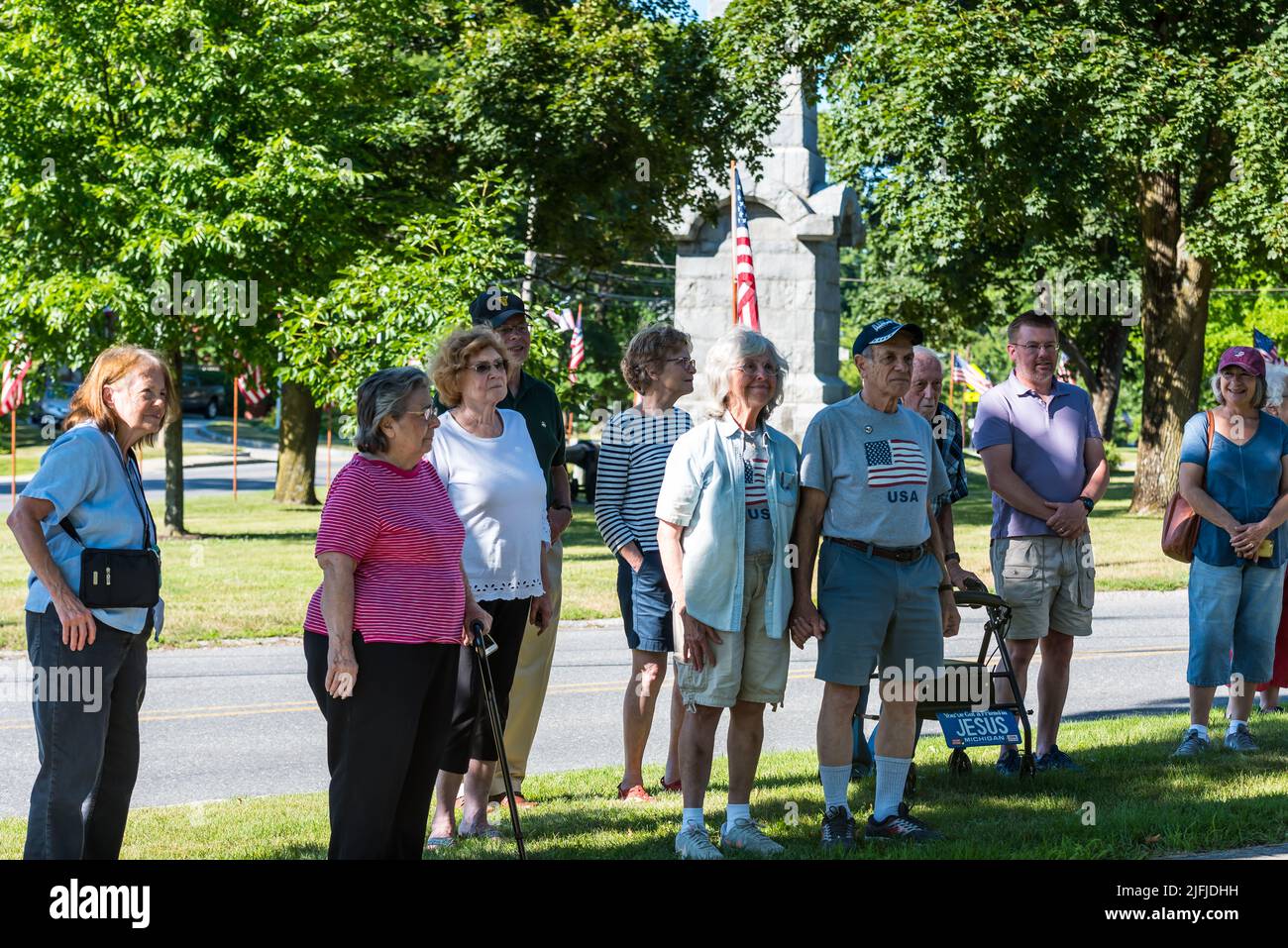 Bugles Across America honoring and remembering veterans on the fourth