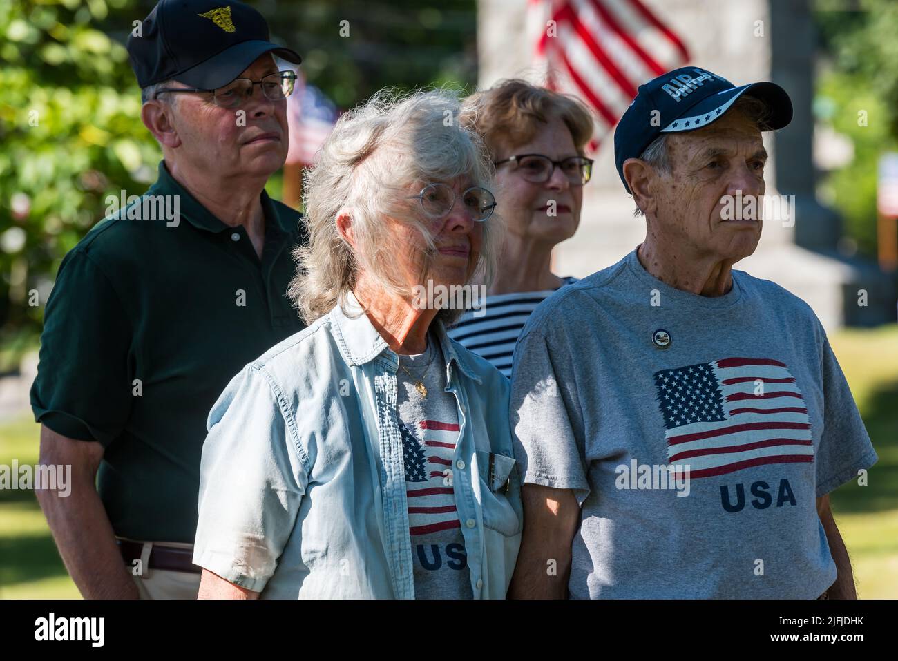 Bugles Across America honoring and remembering veterans on the fourth