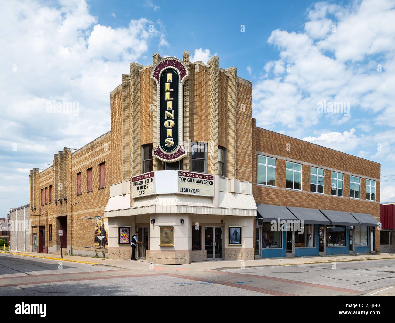 Illinois Theater Stock Photo