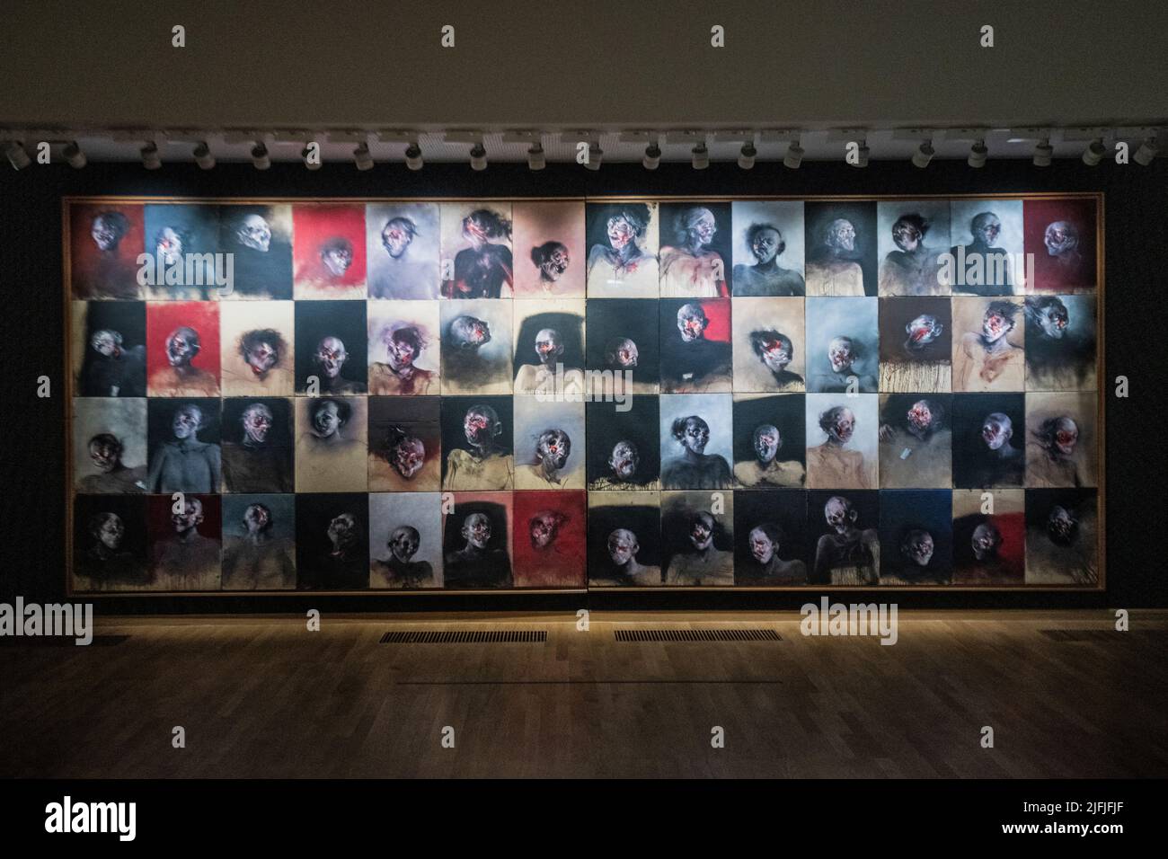 Vladimir Veličković exhibition. Museum of Contemporary Art Belgrade, Serbia Stock Photo Alamy