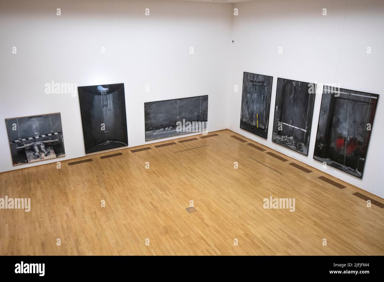 Vladimir Veličković exhibition. Museum of Contemporary Art Belgrade, Serbia Stock Photo Alamy