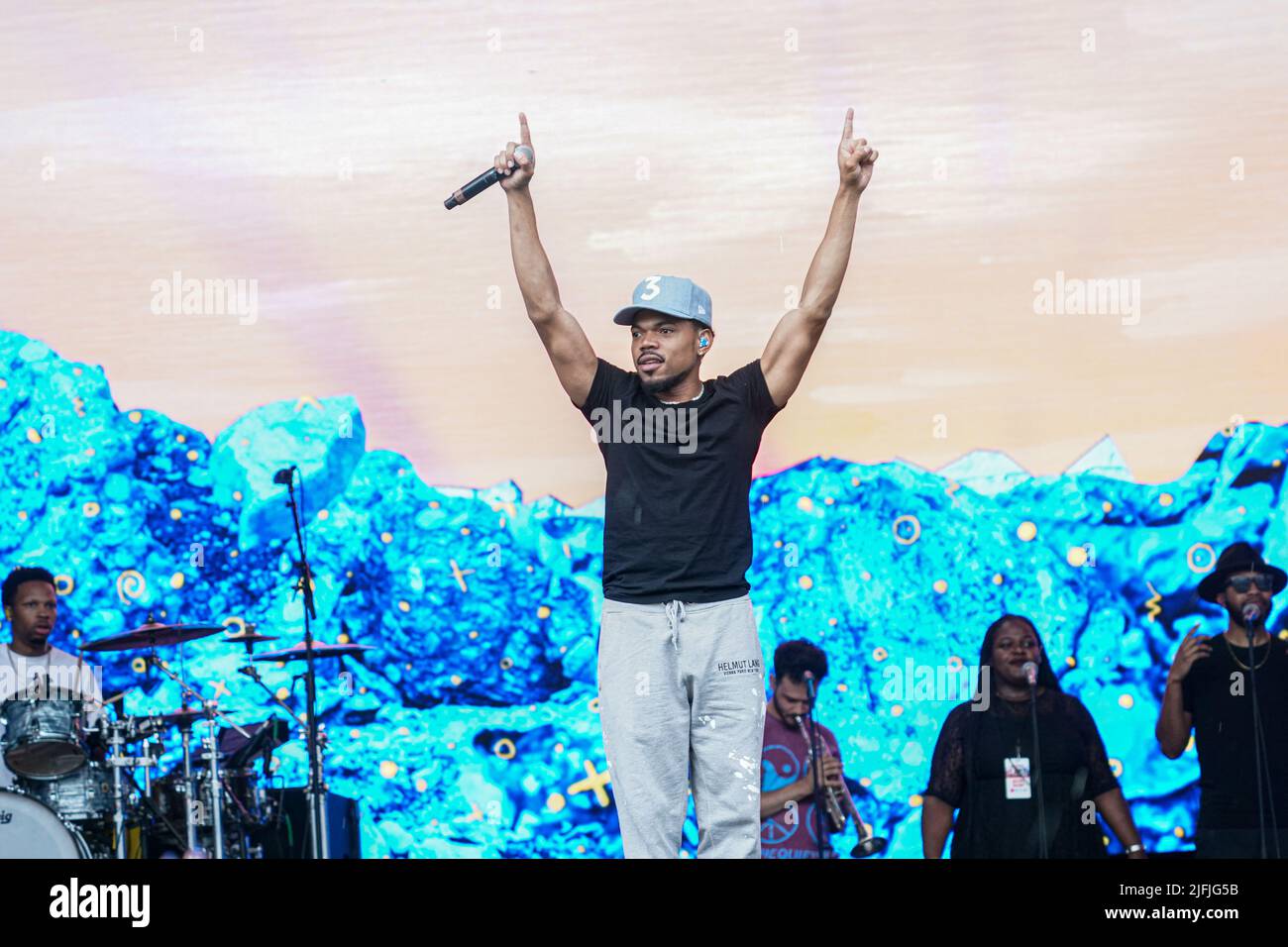 Daytona, Florida, USA, July 2, 2022, Chance The Rapper performs during ...