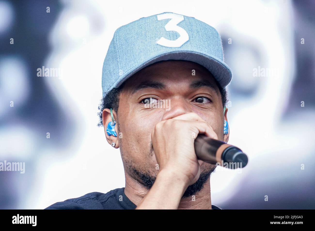 Daytona, Florida, USA, July 2, 2022, Chance The Rapper performs during ...