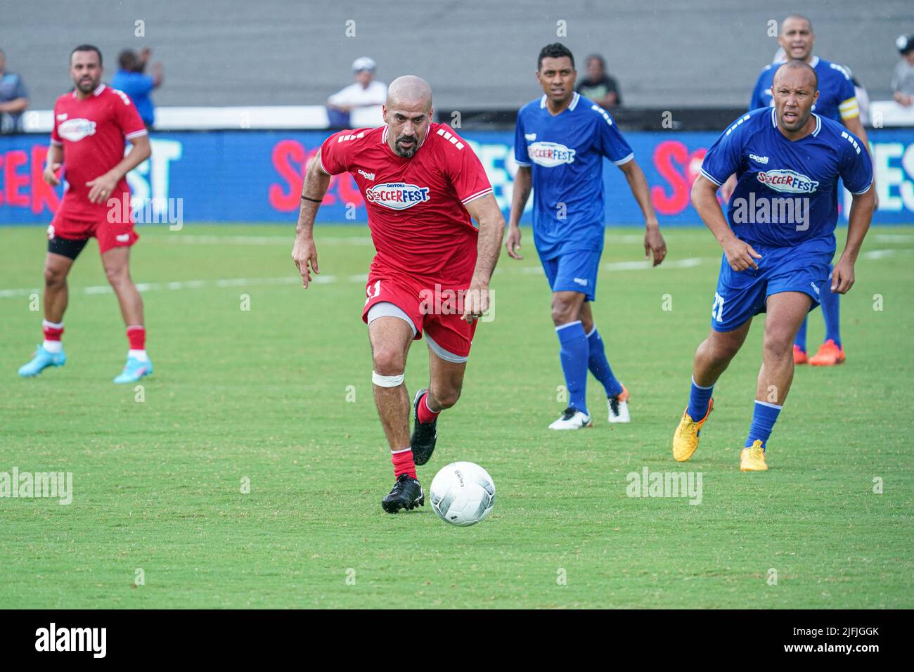 Daytona, Florida, USA, July 2, 2022, Team Americas vs Team Europe during the Legends Game at the