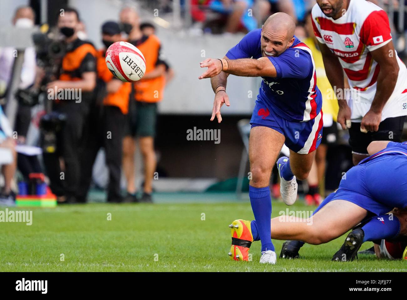 Toyota Japan. 2nd July, 2022. Maxime Lucu (FRA), July 2, 2022 Rugby